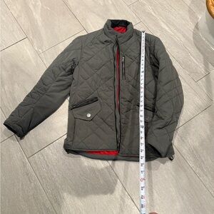MENS AETHER QUILTED JACKET POLYESTER SIZE 1 (SMALL) GRAY GREEN